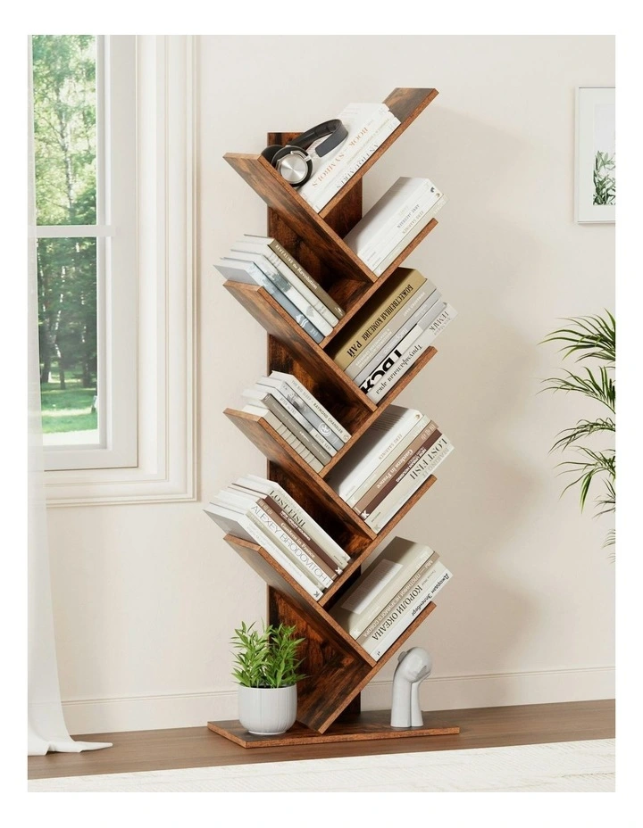 Tree Bookshelf 9 Tiers in Walnut image 3