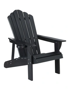 Adirondack Chair in Black