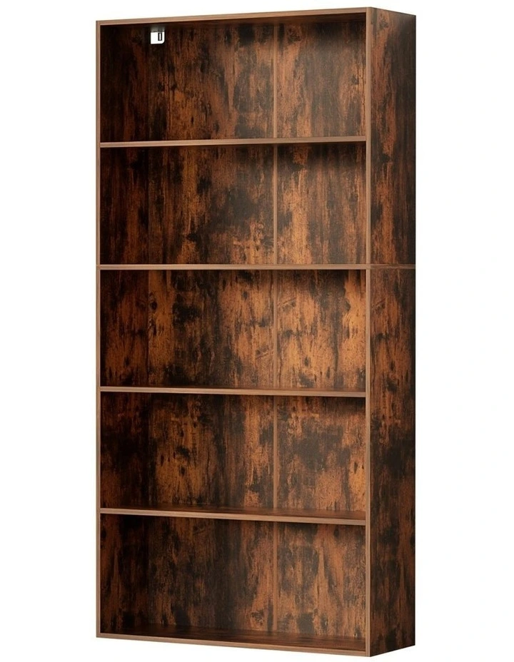 Bookshelf 5 Tiers in Walnut image 1