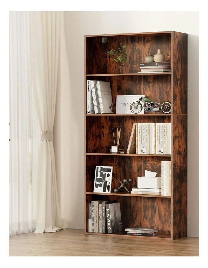 Bookshelf 5 Tiers in Walnut image 3