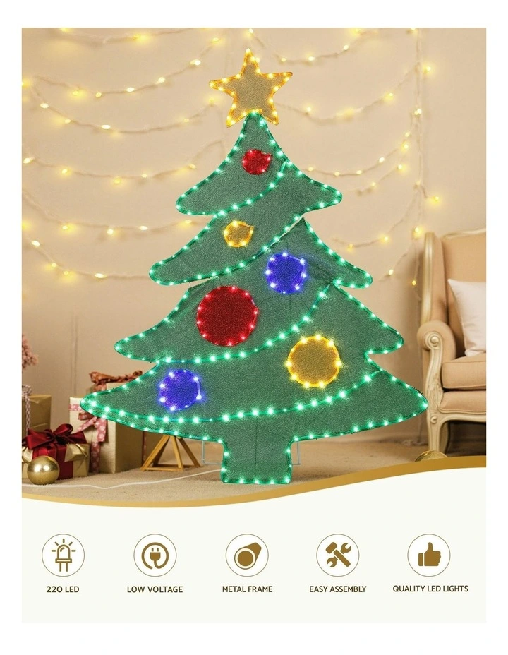 Motif 220 LED Rope Christmas Outdoor Decoration Lights 150cm image 5