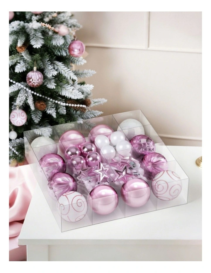 Baubles Ornaments Party Christmas Tree Decorations Set 33 Pieces image 3