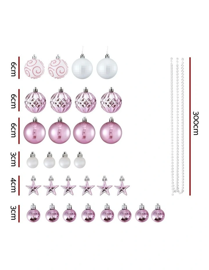 Baubles Ornaments Party Christmas Tree Decorations Set 33 Pieces image 4