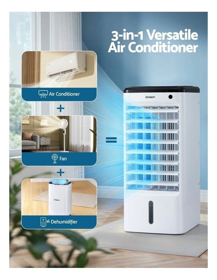 Evaporative Conditioner Remote Air Cooler 4L in White image 5