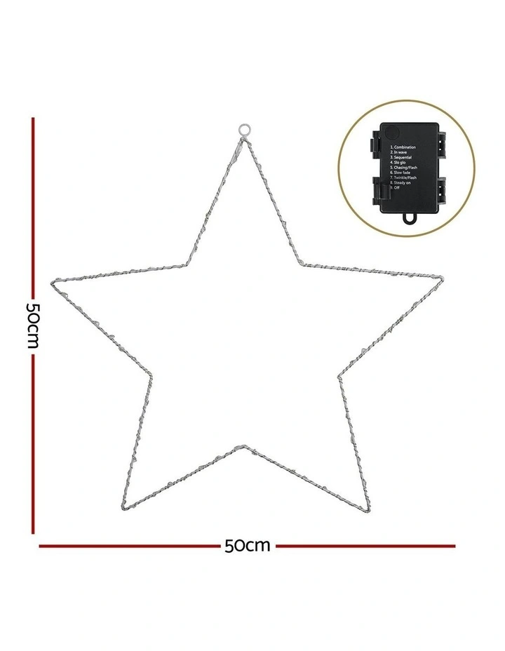 Star 70 LED Xmas Decorations Christmas Lights 50cm image 4