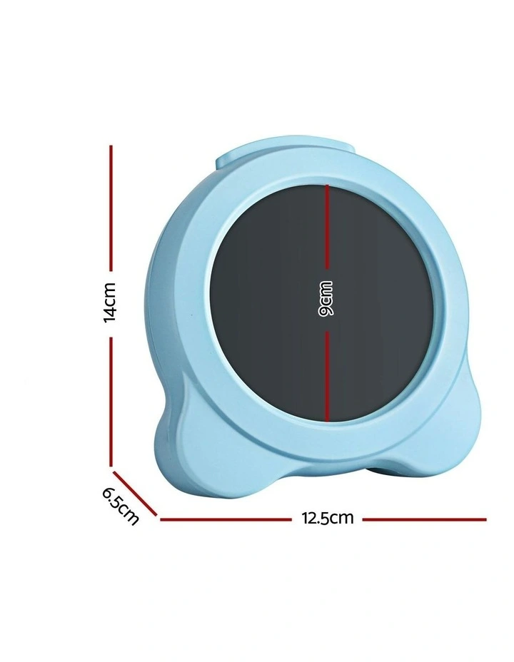 3.8 Digital Day LCD Display Clock Calendar Alarm in Blue image 3