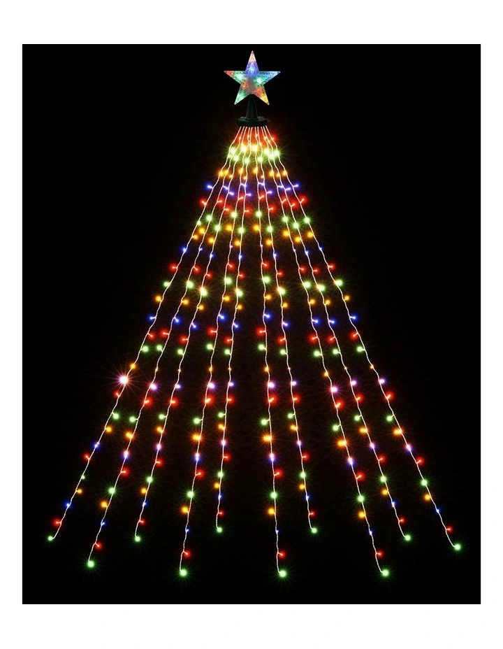 Christmas Waterfall Lights in Multi image 2