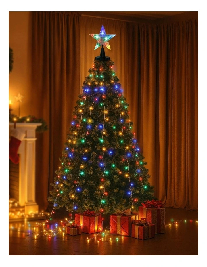 Christmas Waterfall Lights in Multi image 3