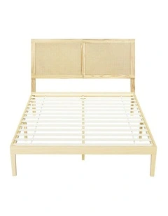 Double Size Bed Frame in Brown