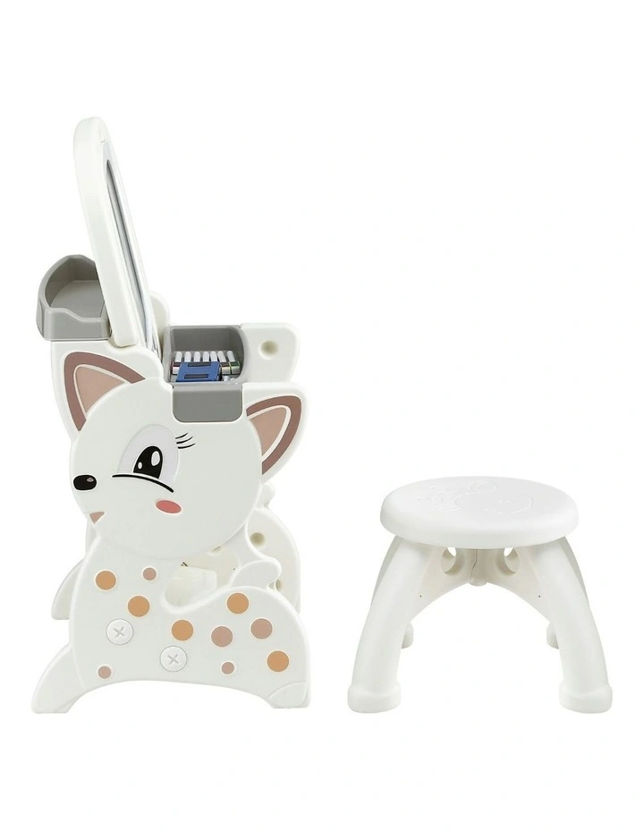 Easel Desk Stool With LCD Writing Tablet Set 2 in 1 image 2