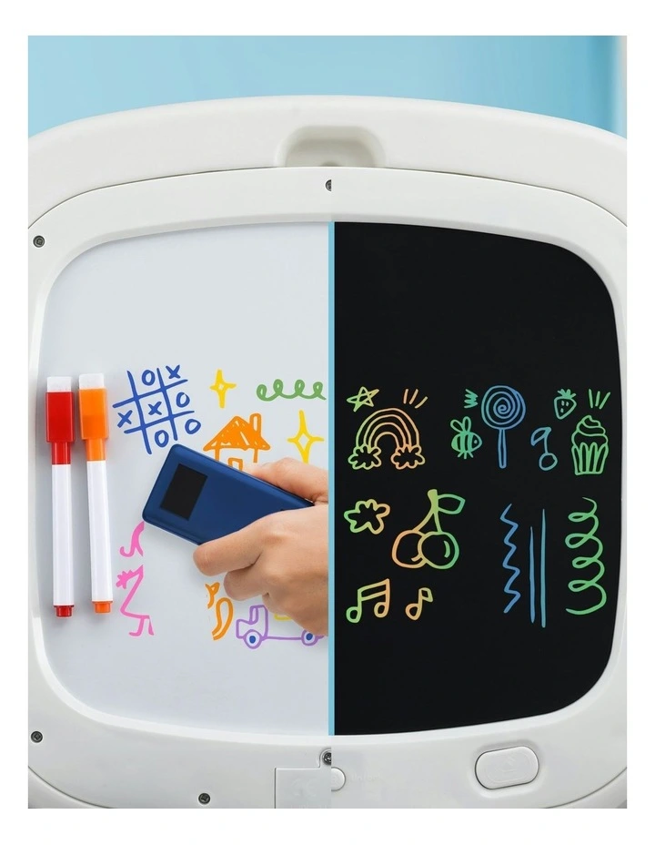 Easel Desk Stool With LCD Writing Tablet Set 2 in 1 image 6