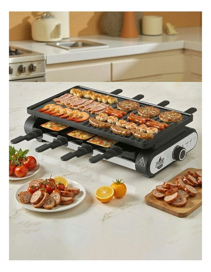 1400W Electric BBQ Grill With 7 Cooking Pans image 3