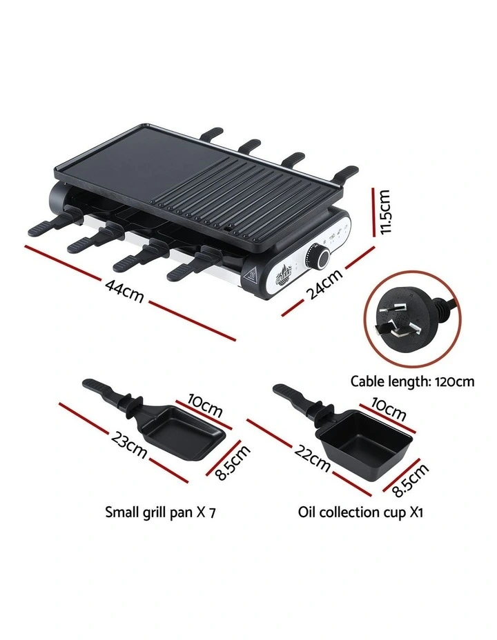 1400W Electric BBQ Grill With 7 Cooking Pans image 4