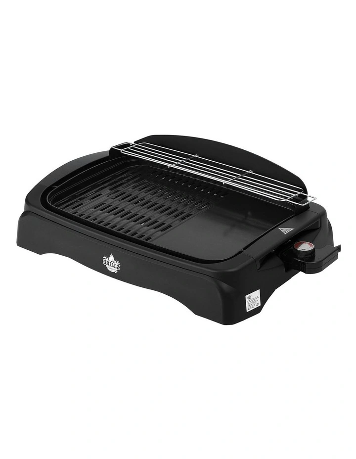 1950W Electric BBQ Grill Non-stick Plate in Black image 1