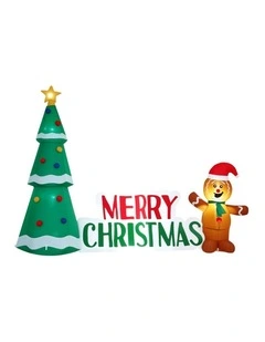 Christmas Inflatable Gingerbread Man Tree