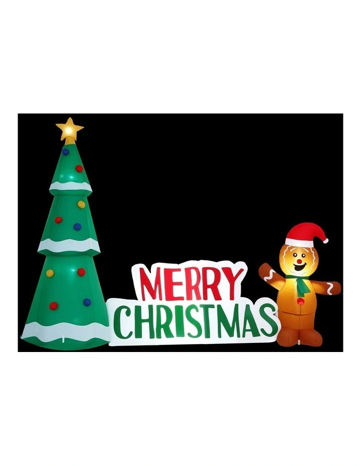 Christmas Inflatable Gingerbread Man Tree image 2