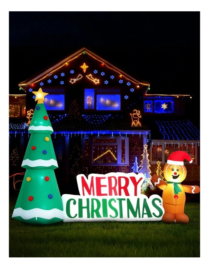 Christmas Inflatable Gingerbread Man Tree image 3