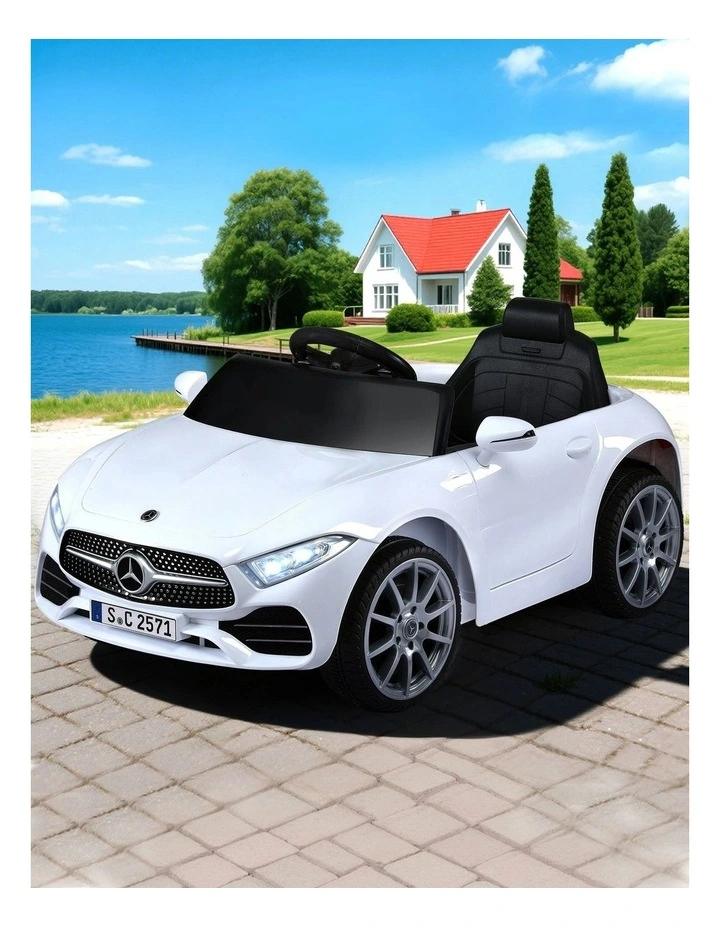 Electric Ride On Outdoor Toys Car in White image 3