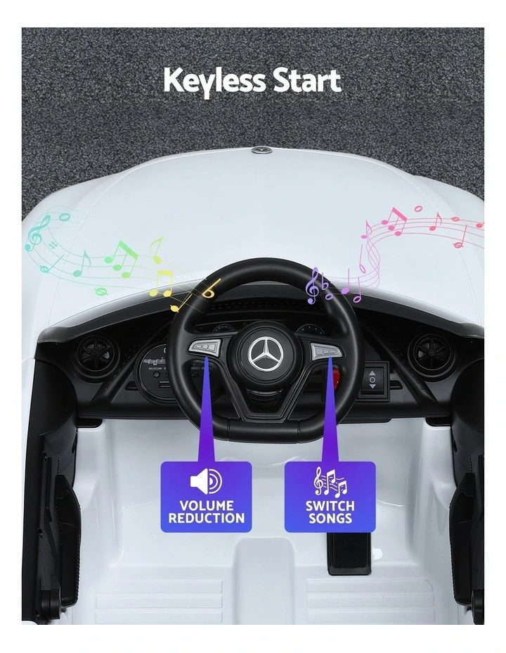 Electric Ride On Outdoor Toys Car in White image 6