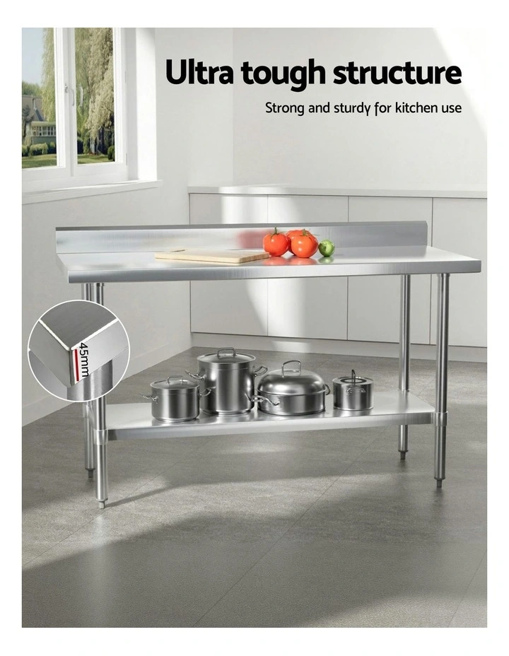Stainless Steel Kitchen Bench image 6