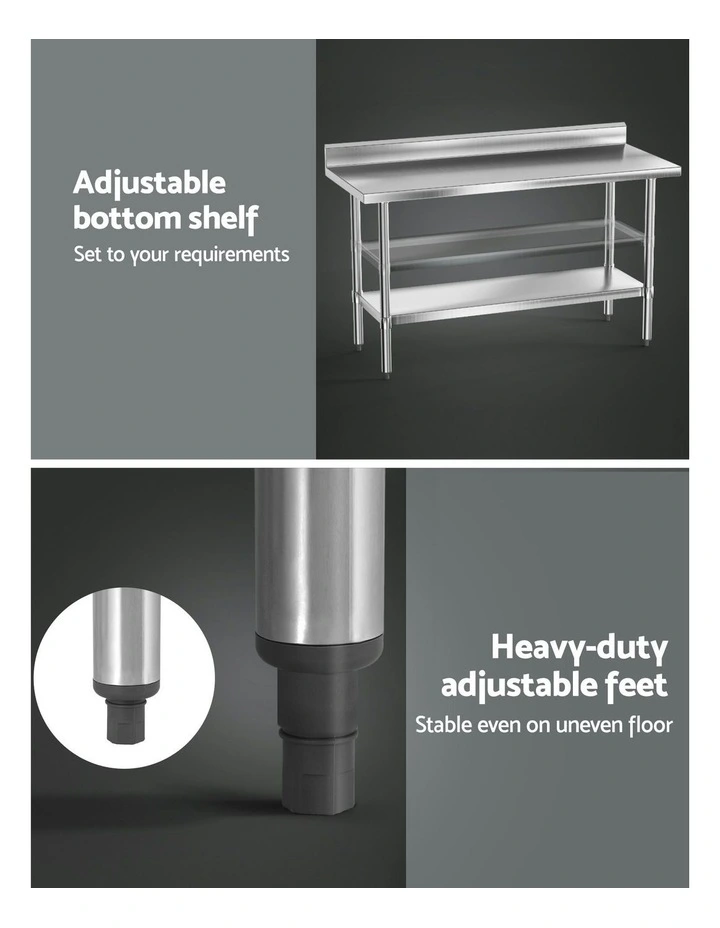 Stainless Steel Kitchen Bench image 7