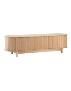Entertainment Unit Storage Cabinet 160cm in Brown