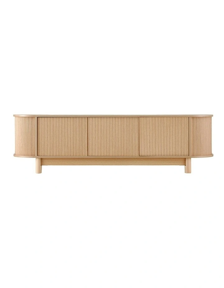 Entertainment Unit Storage Cabinet 160cm in Brown image 2