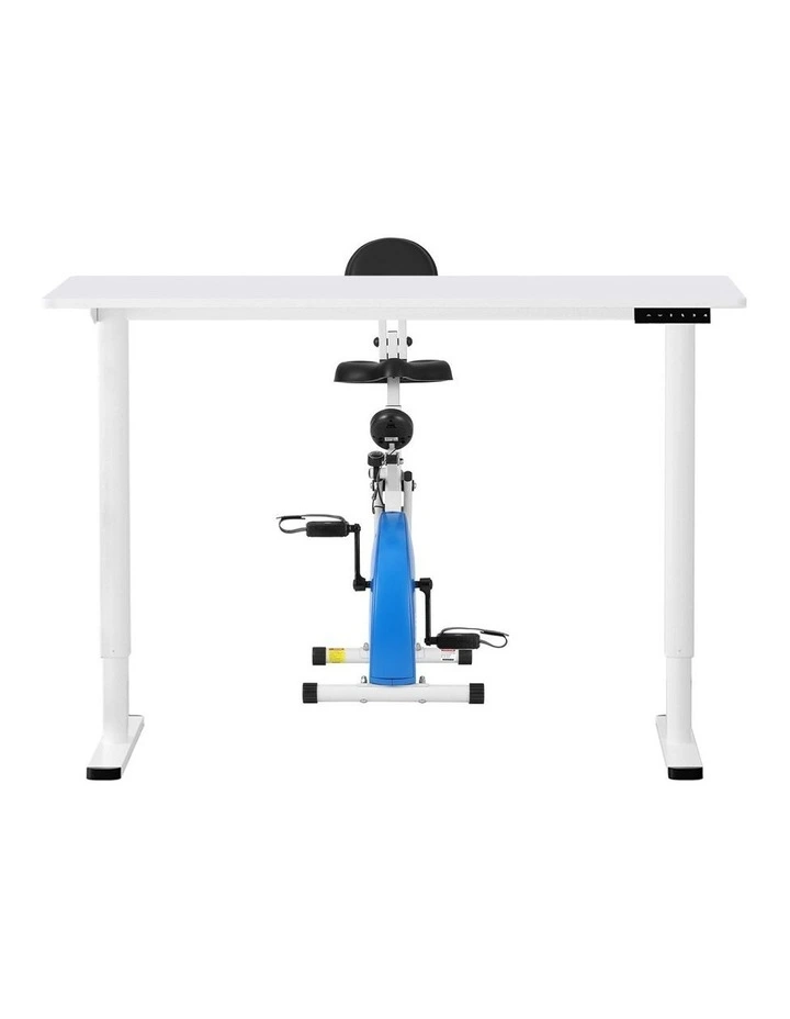 Under Desk Folding X-Bike with 120cm in White image 2