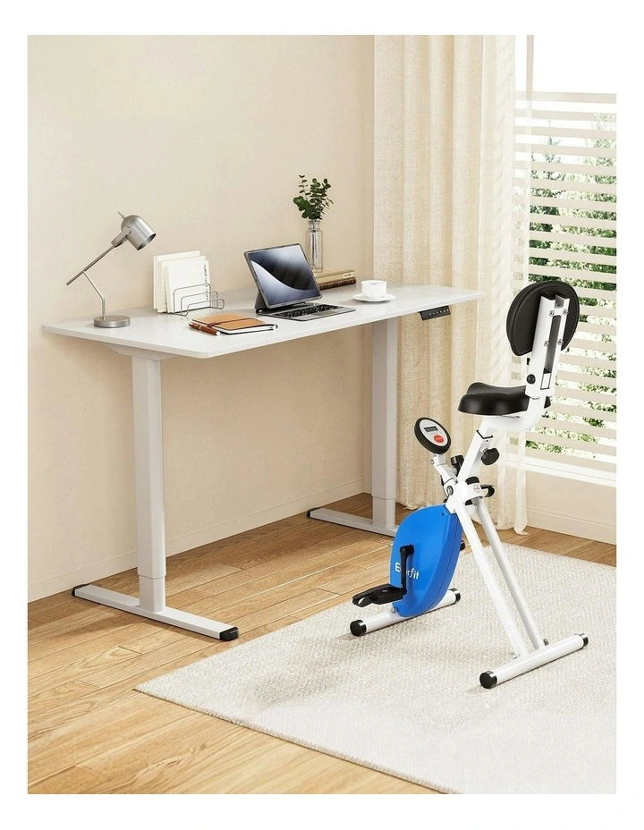 Under Desk Folding X-Bike with 120cm in White image 3