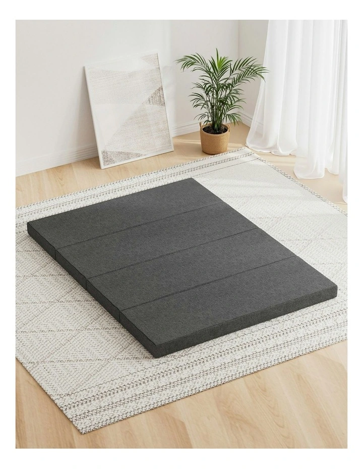 Foldable Foam Portable Mattresses in Black image 3
