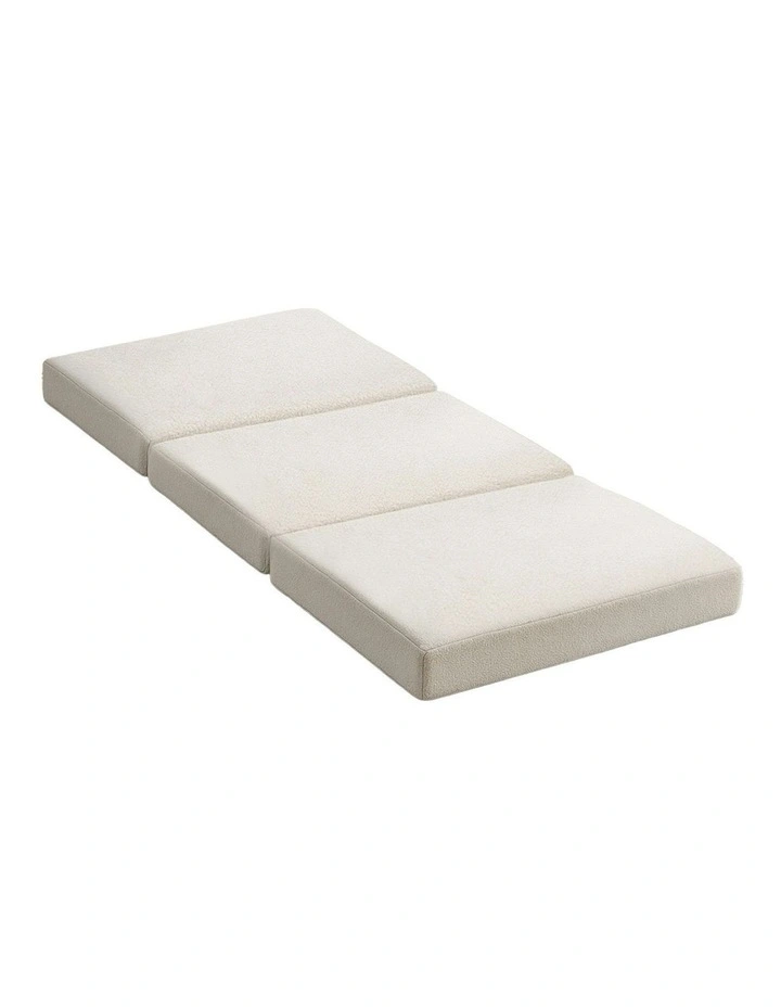 Foldable Foam Mattress in White image 1