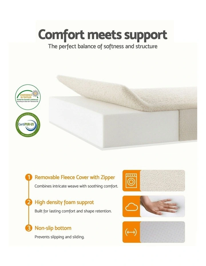 Foldable Foam Mattress in White image 6