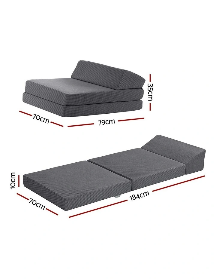 Foldable Mattress Cushion Mat in Black image 4