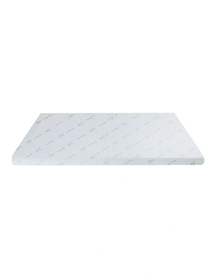Memory Foam Mattress Topper 7-Zone 8cm in Grey image 2