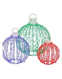 Christmas Lights 320 Led Fairy Light 3 Pieces in Multi