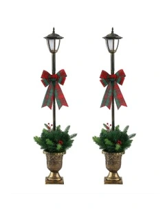 Christmas Lights Lamp Post 50 Led 125cm in Multi