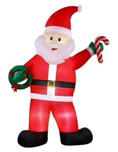 Christmas Inflatable Giant Santa 3.8M Height in Multi