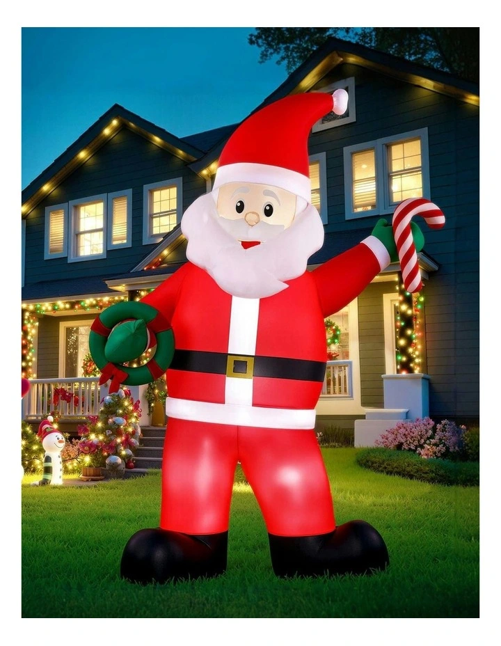 Christmas Inflatable Giant Santa 3.8M Height in Multi image 3