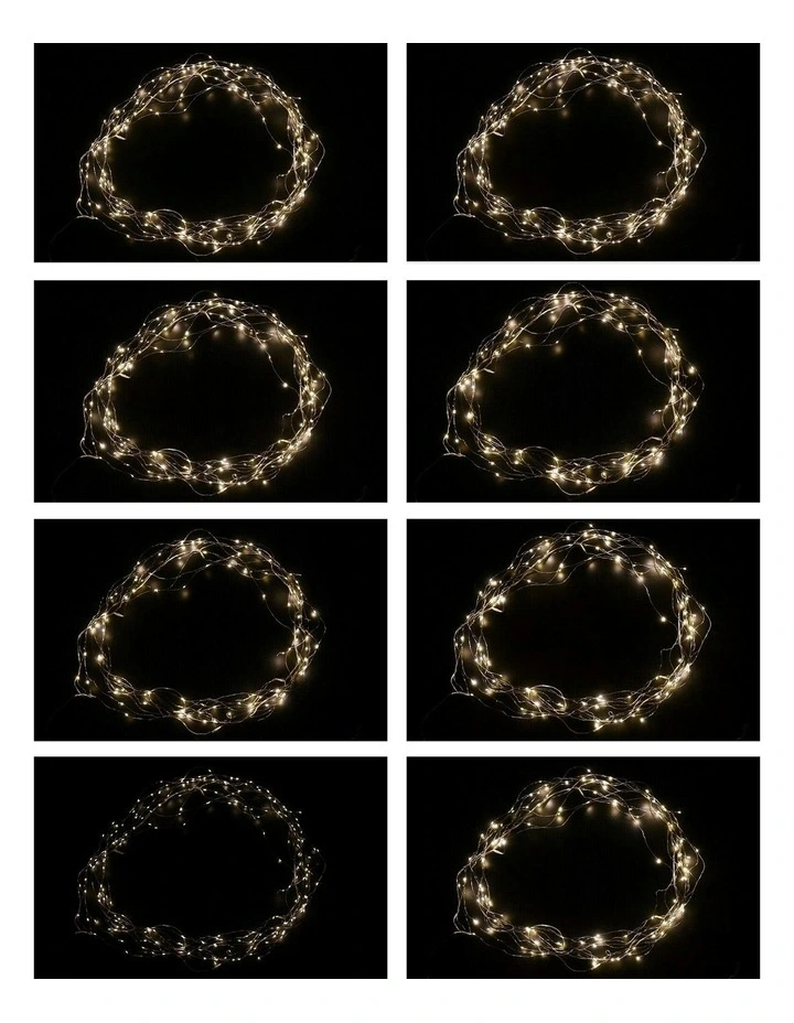 Curtain String Christmas Light in White image 6
