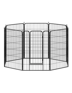 Pet Playpen Cage in Black