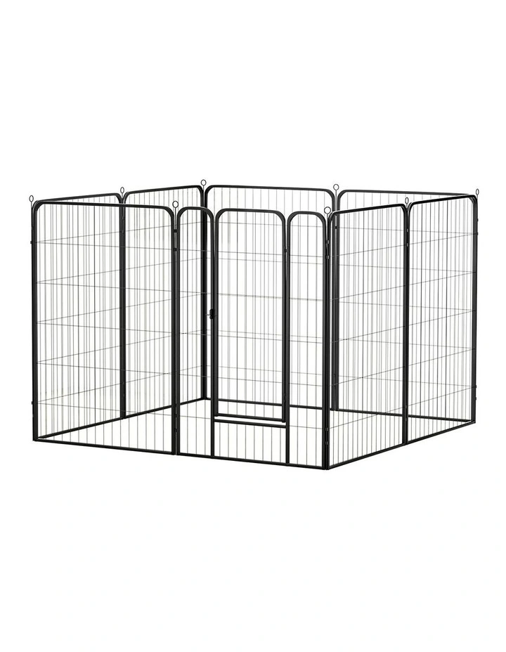Pet Playpen Cage in Black image 2