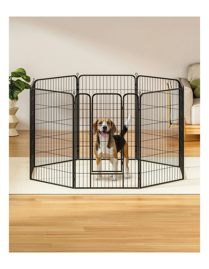 Pet Playpen Cage in Black image 3