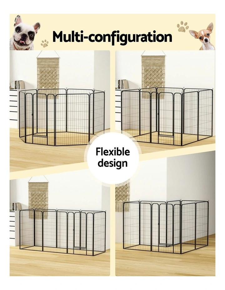 Pet Playpen Cage in Black image 5