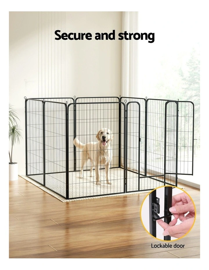 Pet Playpen Cage in Black image 6