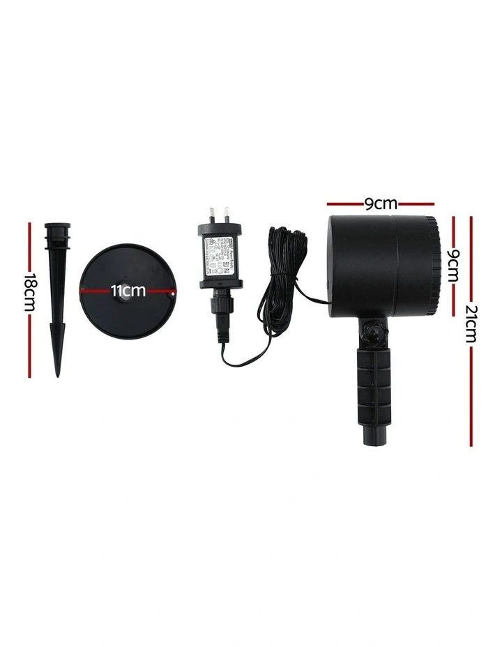 Laser Snowflake Projector Christmas Lights in Black image 4