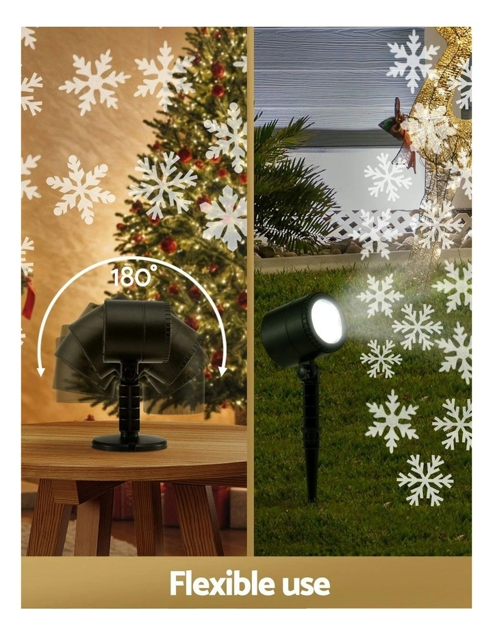 Laser Snowflake Projector Christmas Lights in Black image 7