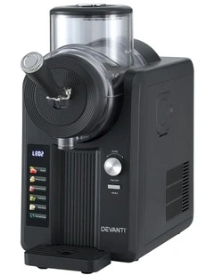 Slushie Machine Ice Cream Maker Frozen Smoothies Milkshakes 2L in Black