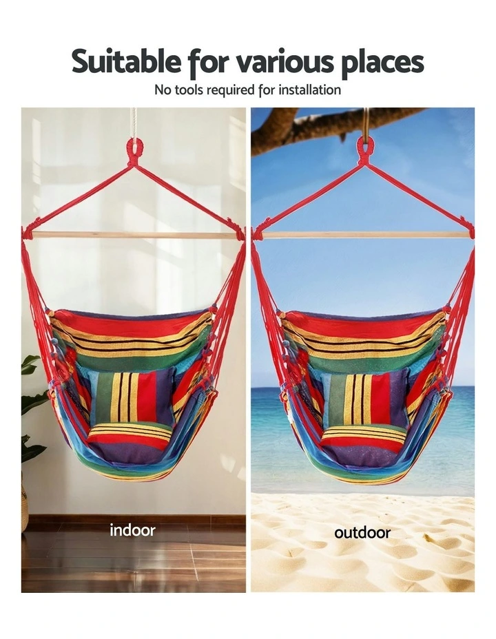 Hammock Chair Set in Multi image 5