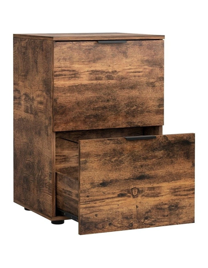 Filing Cabinet in Brown image 1