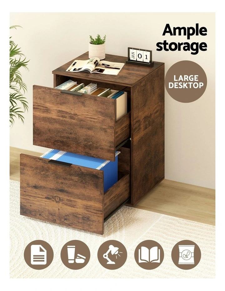 Filing Cabinet in Brown image 6